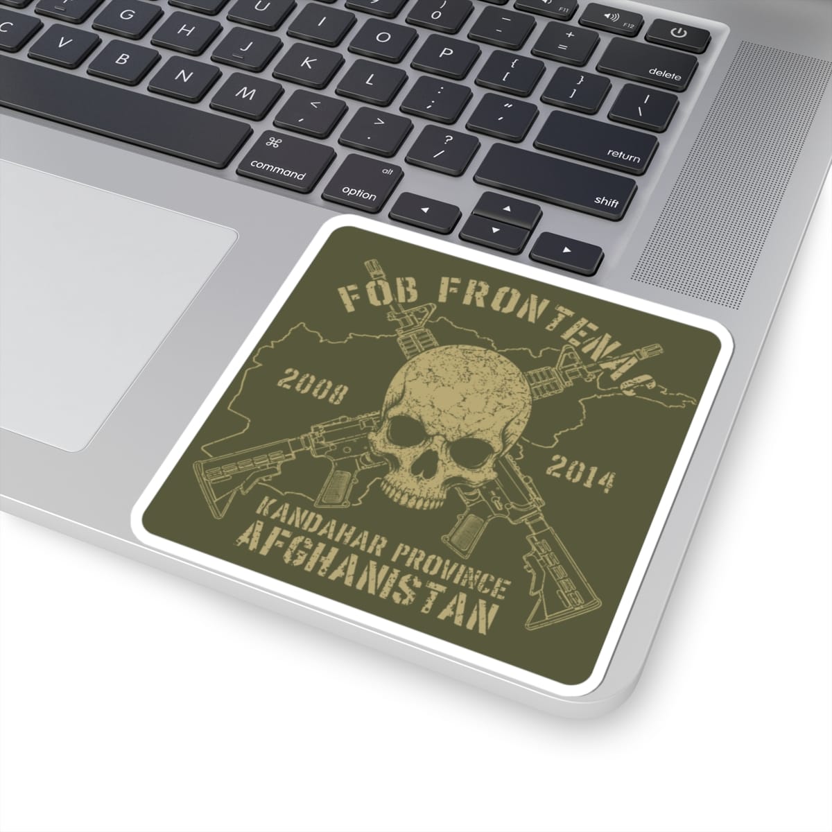 K-Factor Supply Co FOB Frontenac - Skull & Carbines Sticker