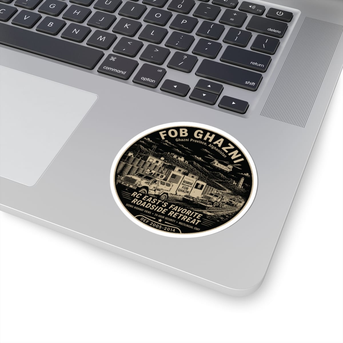 K-Factor Supply Co FOB Ghazni Roadside Retreat Sticker