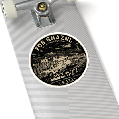 K-Factor Supply Co FOB Ghazni Roadside Retreat Sticker