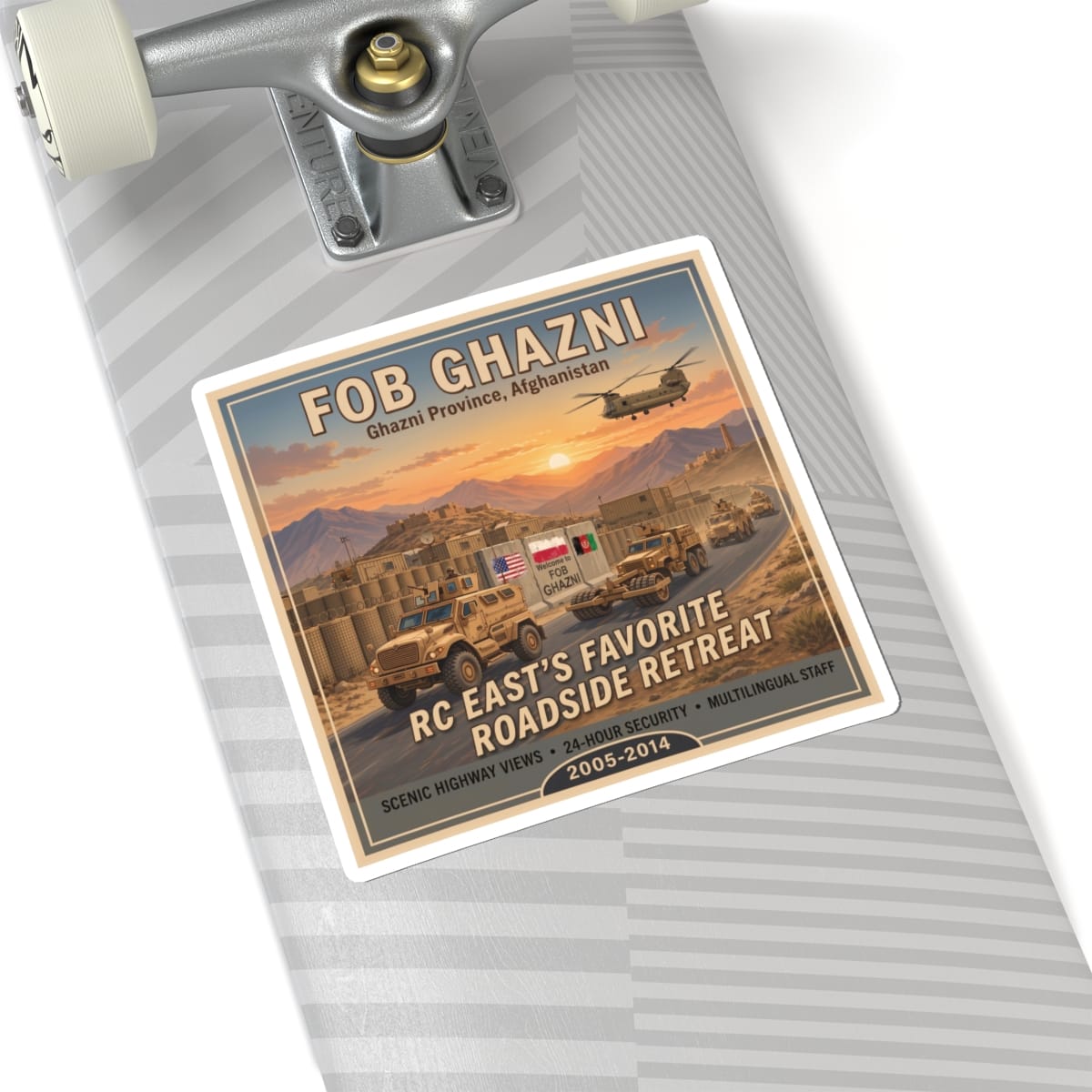 K-Factor Supply Co FOB Ghazni Travel Sticker