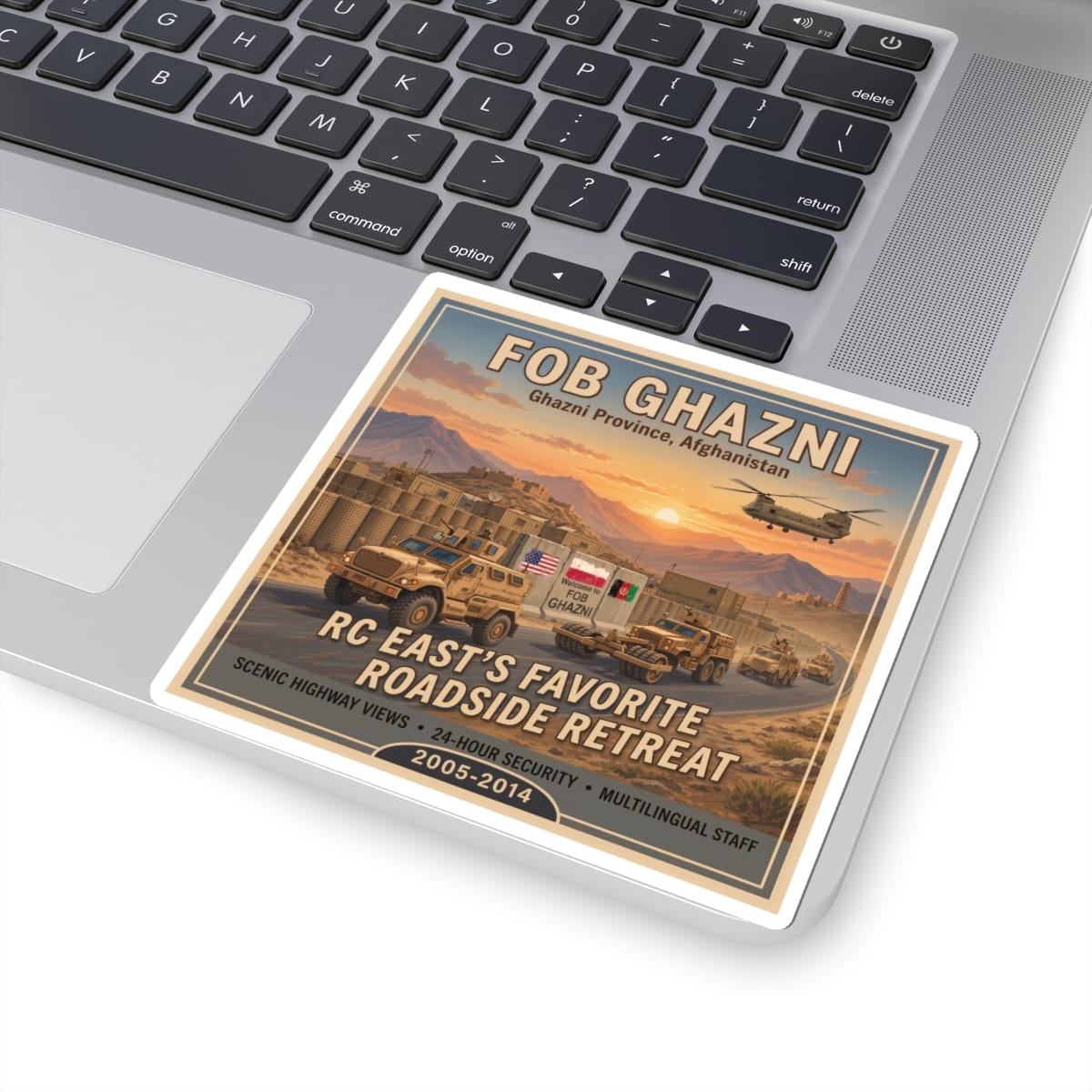 K-Factor Supply Co FOB Ghazni Travel Sticker