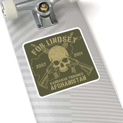 K-Factor Supply Co FOB Lindsey - Skull & Carbines Sticker