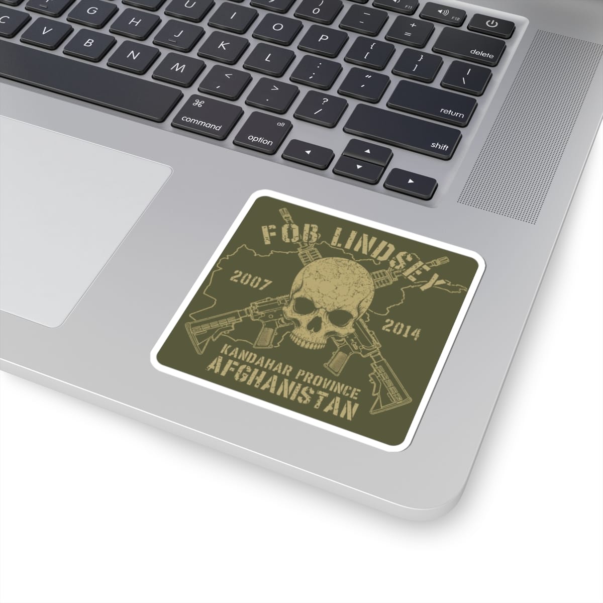 K-Factor Supply Co FOB Lindsey - Skull & Carbines Sticker