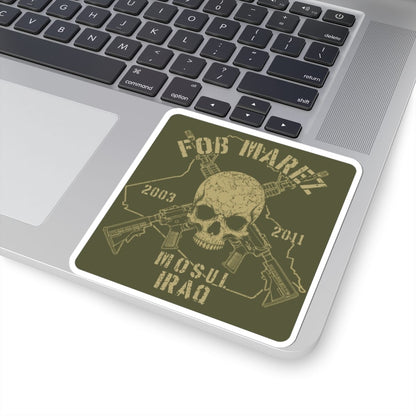 K-Factor Supply Co FOB Marez - Skull & Carbines Sticker