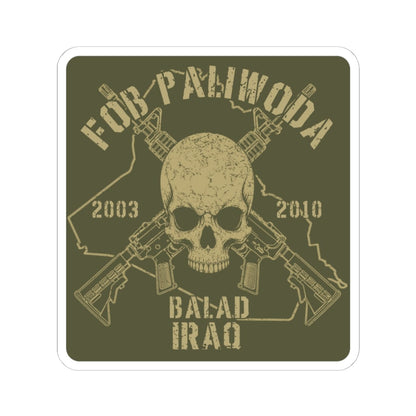 K-Factor Supply Co FOB Paliwoda - Skull & Carbines Sticker 6" × 6"