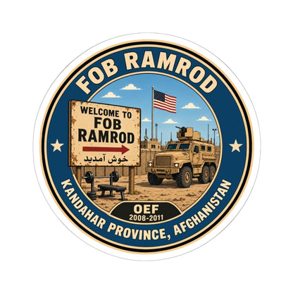 K-Factor Supply Co FOB Ramrod Icon Mk 1 Sticker 6" × 6"