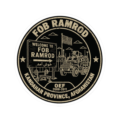 K-Factor Supply Co FOB Ramrod Icon Mk 2 Sticker 2" × 2"