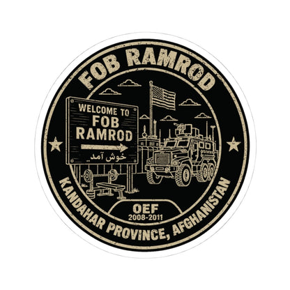 K-Factor Supply Co FOB Ramrod Icon Mk 2 Sticker 4" × 4"
