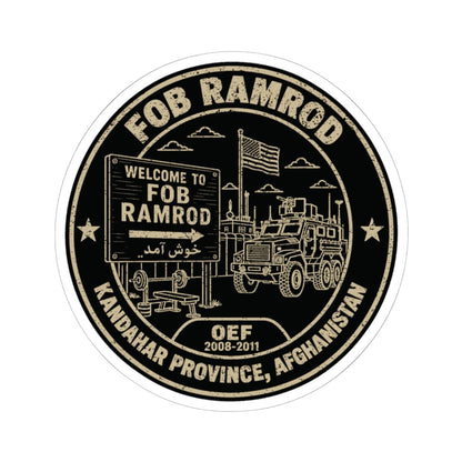 K-Factor Supply Co FOB Ramrod Icon Mk 2 Sticker 6" × 6"