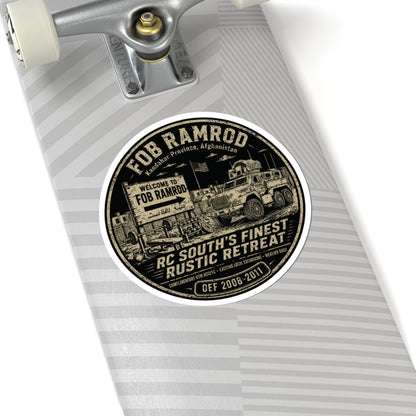 K-Factor Supply Co FOB Ramrod Rustic Retreat Sticker