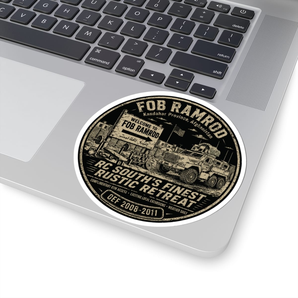 K-Factor Supply Co FOB Ramrod Rustic Retreat Sticker
