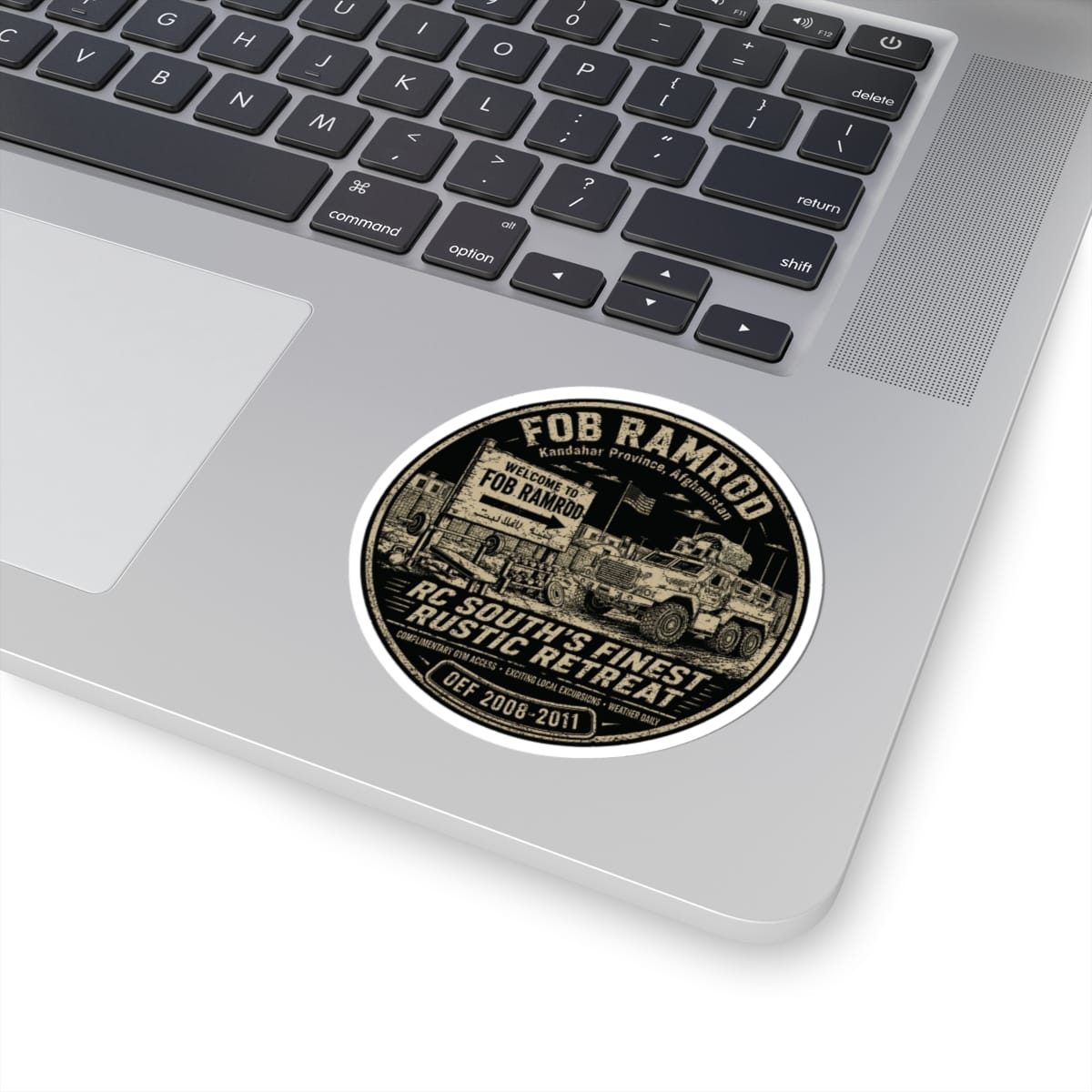 K-Factor Supply Co FOB Ramrod Rustic Retreat Sticker