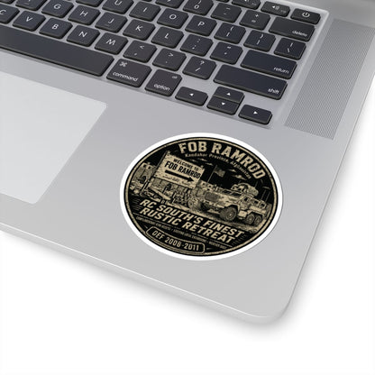 K-Factor Supply Co FOB Ramrod Rustic Retreat Sticker