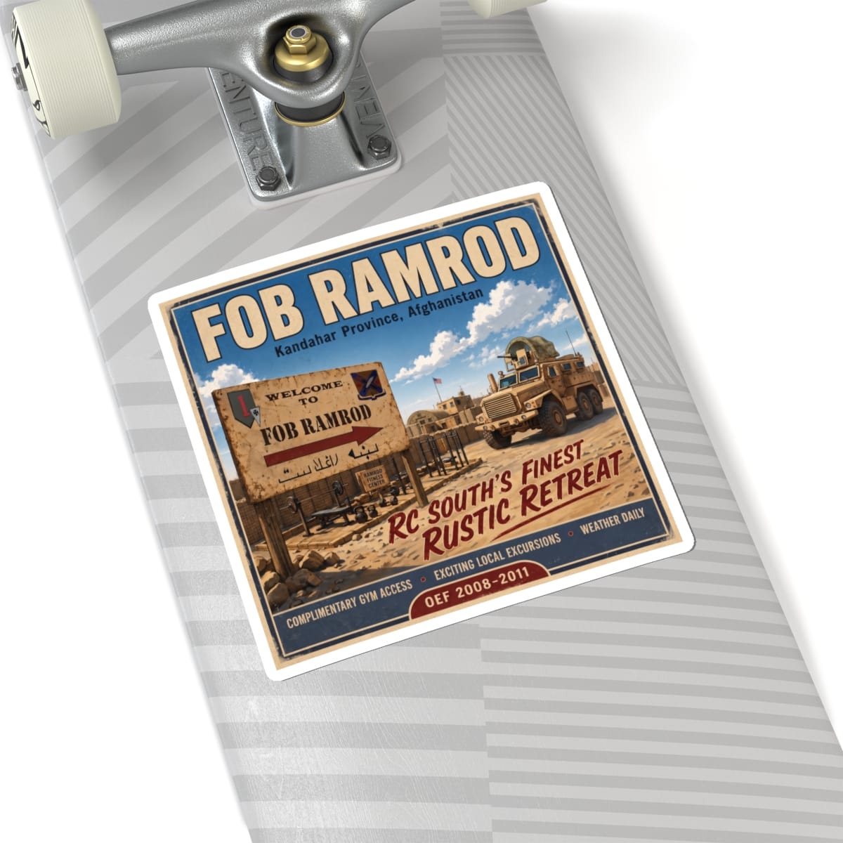 K-Factor Supply Co FOB Ramrod Travel Sticker