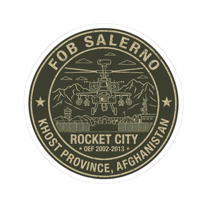 K-Factor Supply Co FOB Salerno Icon Mk 2 Sticker 3" × 3"