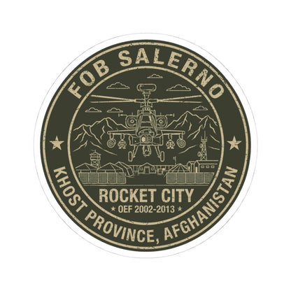 K-Factor Supply Co FOB Salerno Icon Mk 2 Sticker 4" × 4"