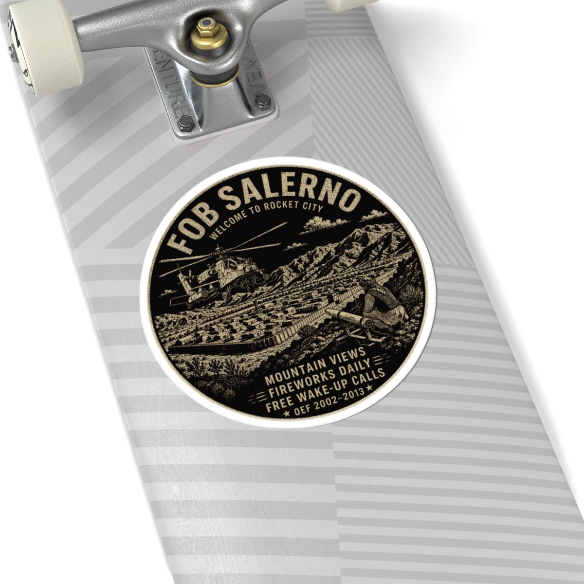 K-Factor Supply Co FOB Salerno Rocket City Sticker