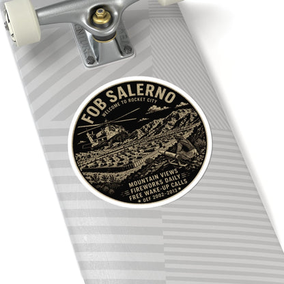 K-Factor Supply Co FOB Salerno Rocket City Sticker