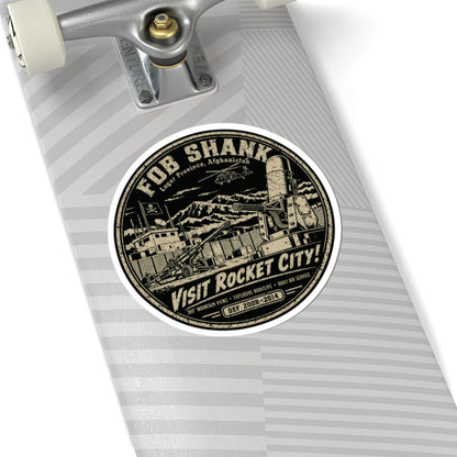 K-Factor Supply Co FOB Shank Rocket City Sticker