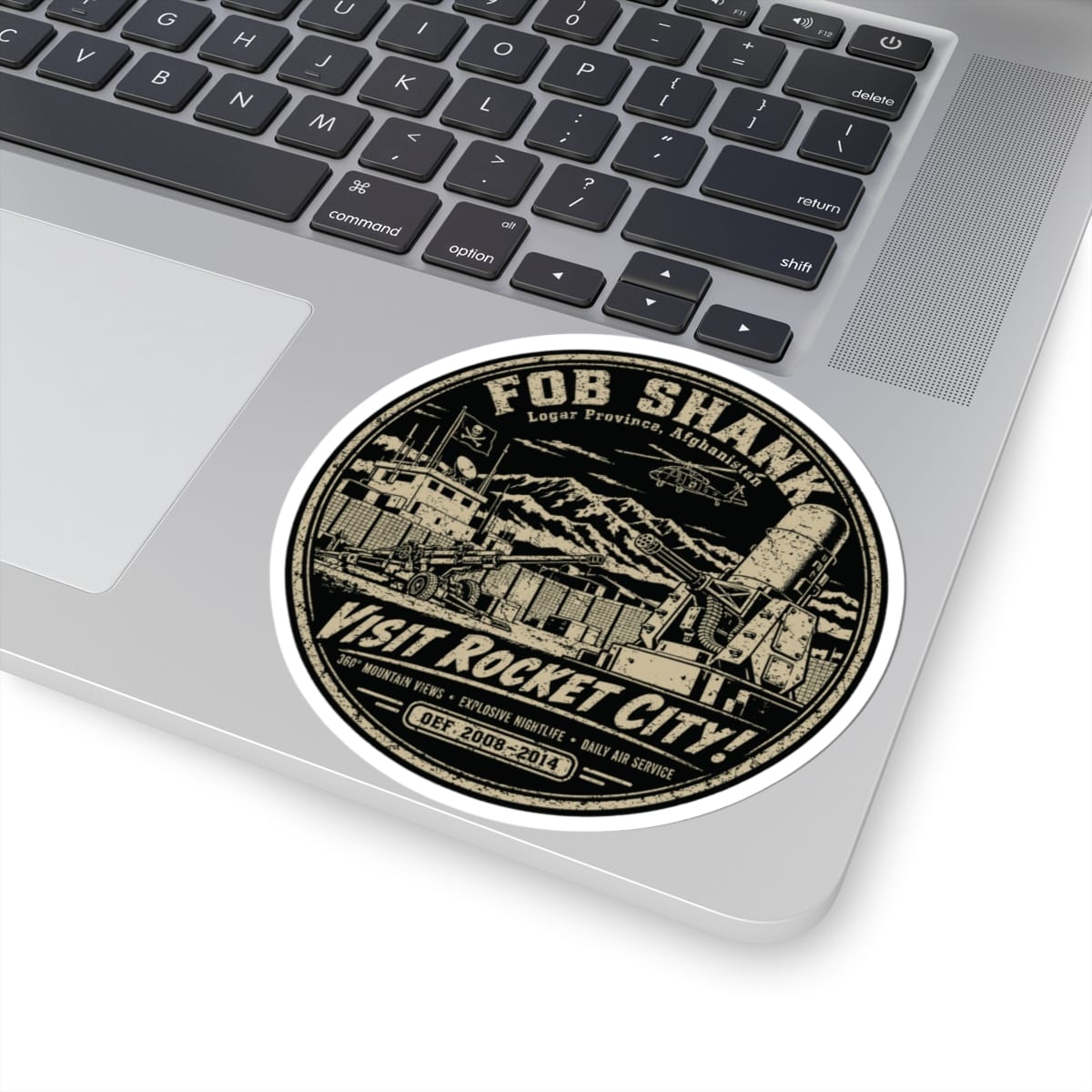 K-Factor Supply Co FOB Shank Rocket City Sticker