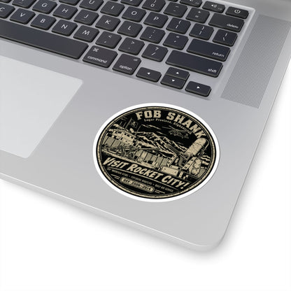 K-Factor Supply Co FOB Shank Rocket City Sticker