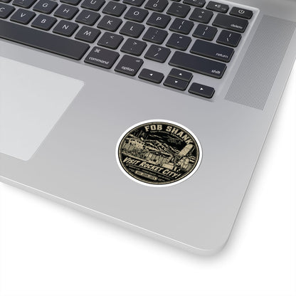 K-Factor Supply Co FOB Shank Rocket City Sticker