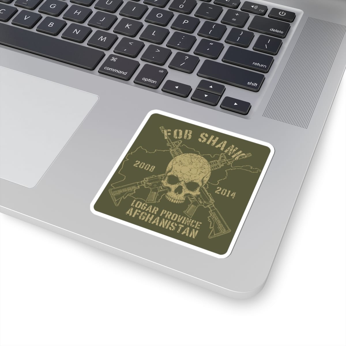 K-Factor Supply Co FOB Shank - Skull & Carbines Sticker