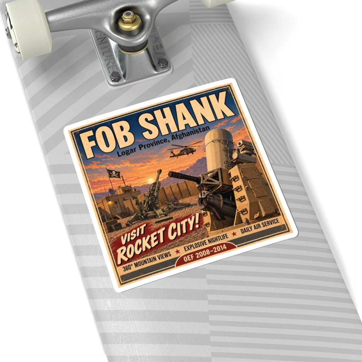 K-Factor Supply Co FOB Shank Travel Sticker