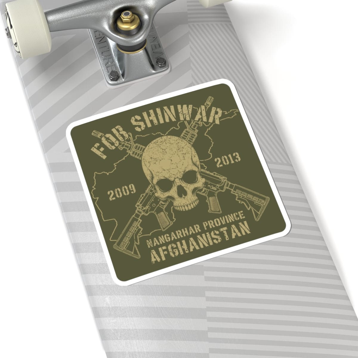 K-Factor Supply Co FOB Shinwar - Skull & Carbines Sticker