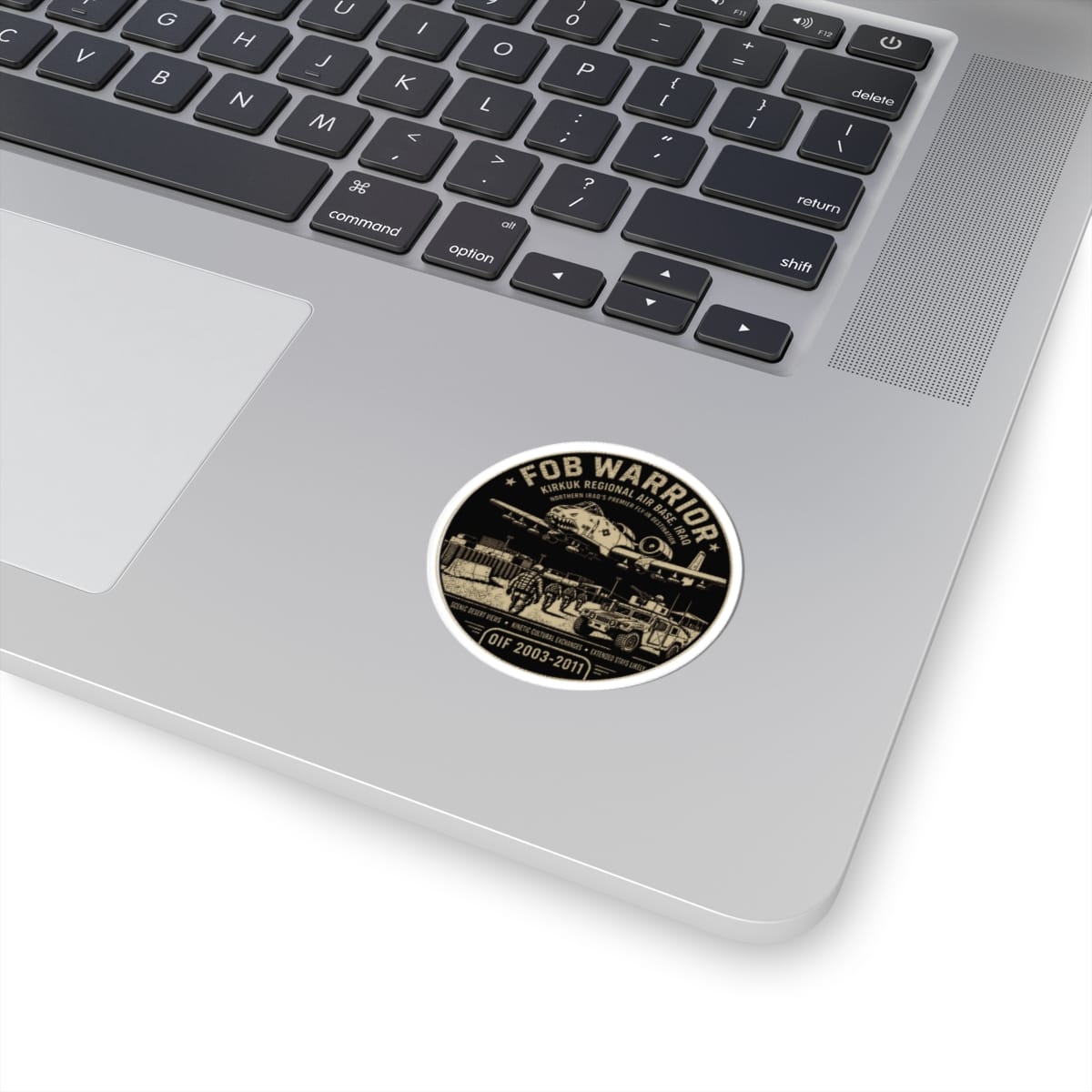 K-Factor Supply Co FOB Warrior (Kirkuk) Fly-In Destination Sticker