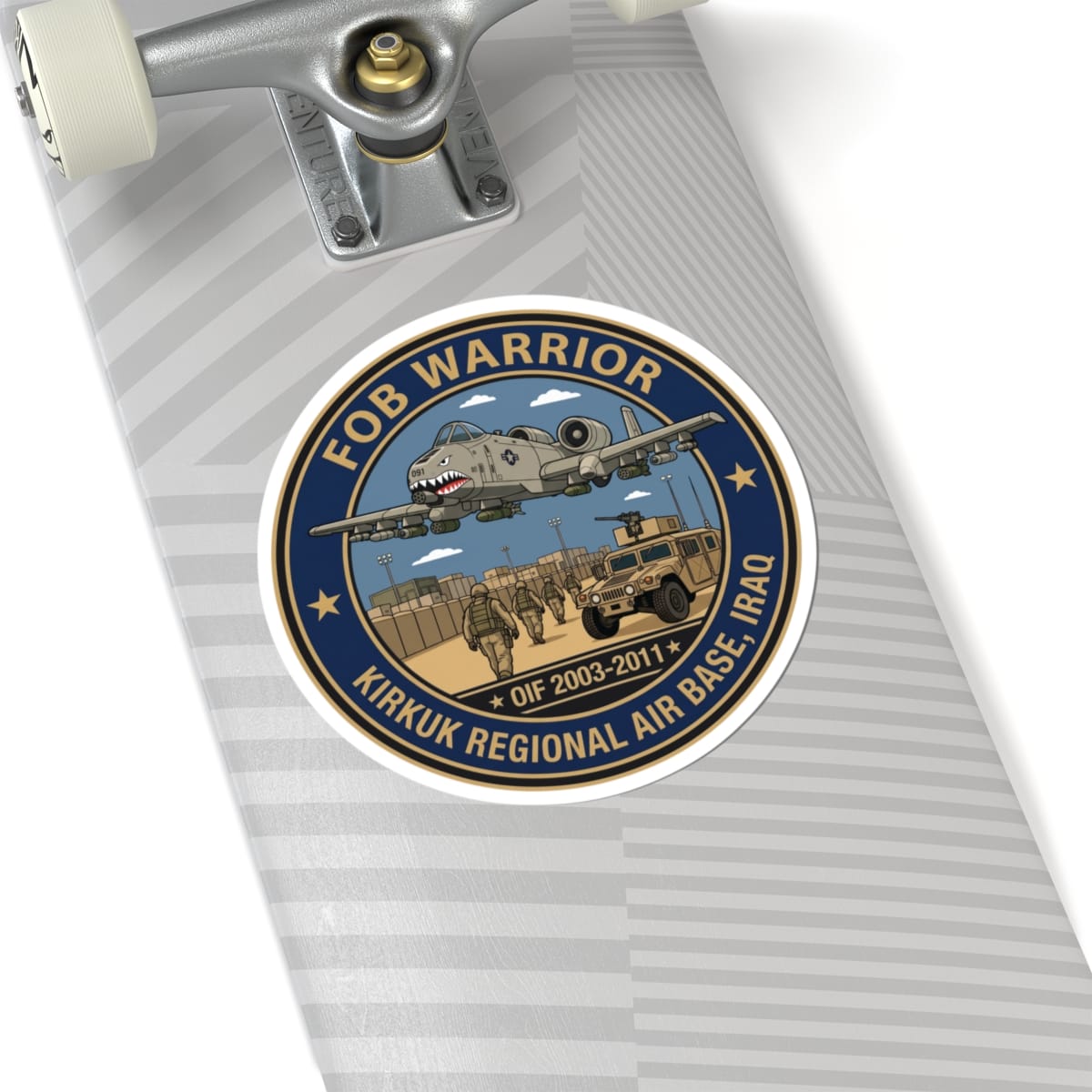 K-Factor Supply Co FOB Warrior (Kirkuk) Icon Mk 1 Sticker