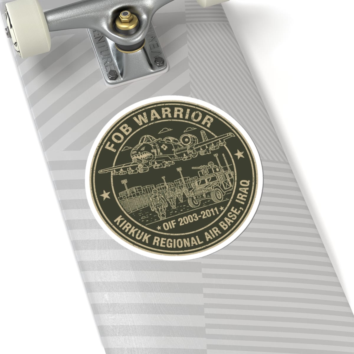 K-Factor Supply Co FOB Warrior (Kirkuk) Icon Mk 2 Sticker