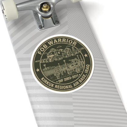 K-Factor Supply Co FOB Warrior (Kirkuk) Icon Mk 2 Sticker