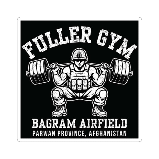 K-Factor Supply Co Fuller Gym Mk 1 Sticker 2" × 2" / White