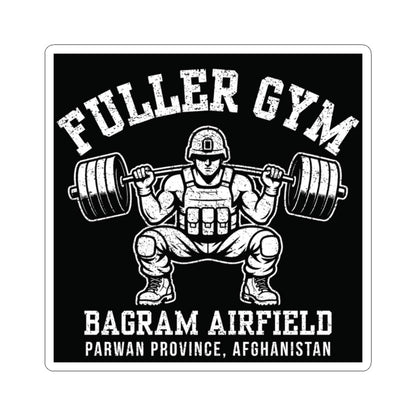 K-Factor Supply Co Fuller Gym Mk 1 Sticker 3" × 3" / White