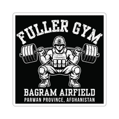 K-Factor Supply Co Fuller Gym Mk 1 Sticker 4" × 4" / White
