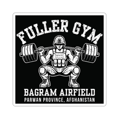 K-Factor Supply Co Fuller Gym Mk 2 Sticker 3" × 3" / White