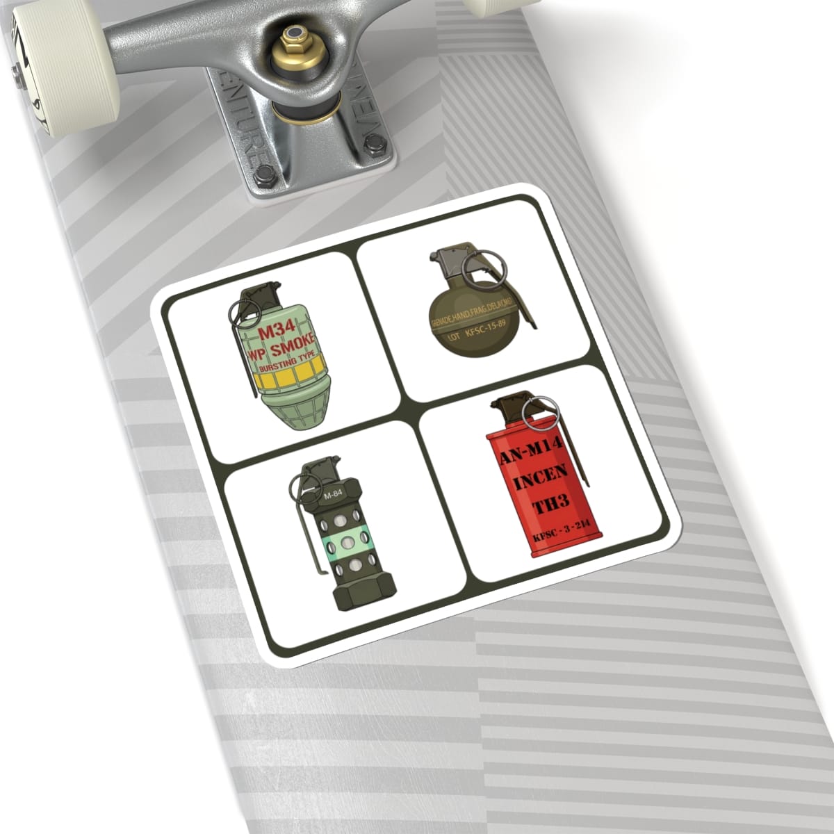 K-Factor Supply Co Grenade Sampler Sticker