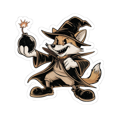 K-Factor Supply Co Guy Fox Sticker 4" × 4"