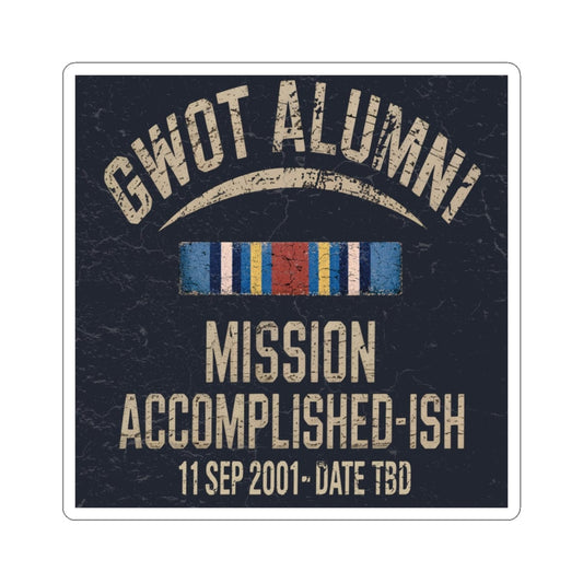 K-Factor Supply Co GWOT Alumni MK 2 (GWOT-E) Sticker 6" × 6"