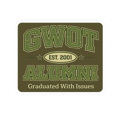 K-Factor Supply Co GWOT Alumni Mk 4 Mod 1 Sticker 2" × 2"