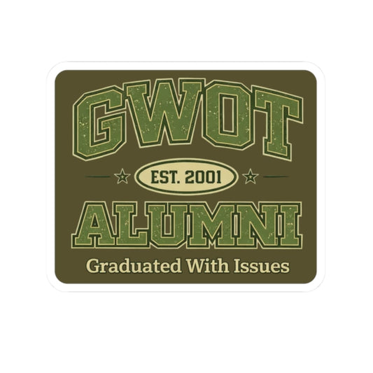 K-Factor Supply Co GWOT Alumni Mk 4 Mod 1 Sticker 2" × 2"
