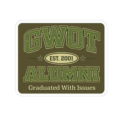 K-Factor Supply Co GWOT Alumni Mk 4 Mod 1 Sticker 4" × 4"