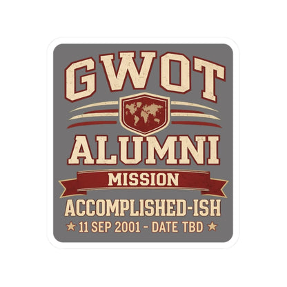K-Factor Supply Co GWOT Alumni MK3 Sticker 2" × 2"