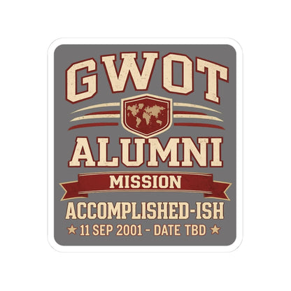 K-Factor Supply Co GWOT Alumni MK3 Sticker 3" × 3"