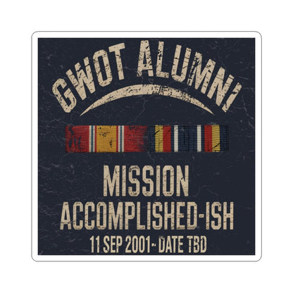 K-Factor Supply Co GWOT Alumni Sticker 3" × 3"