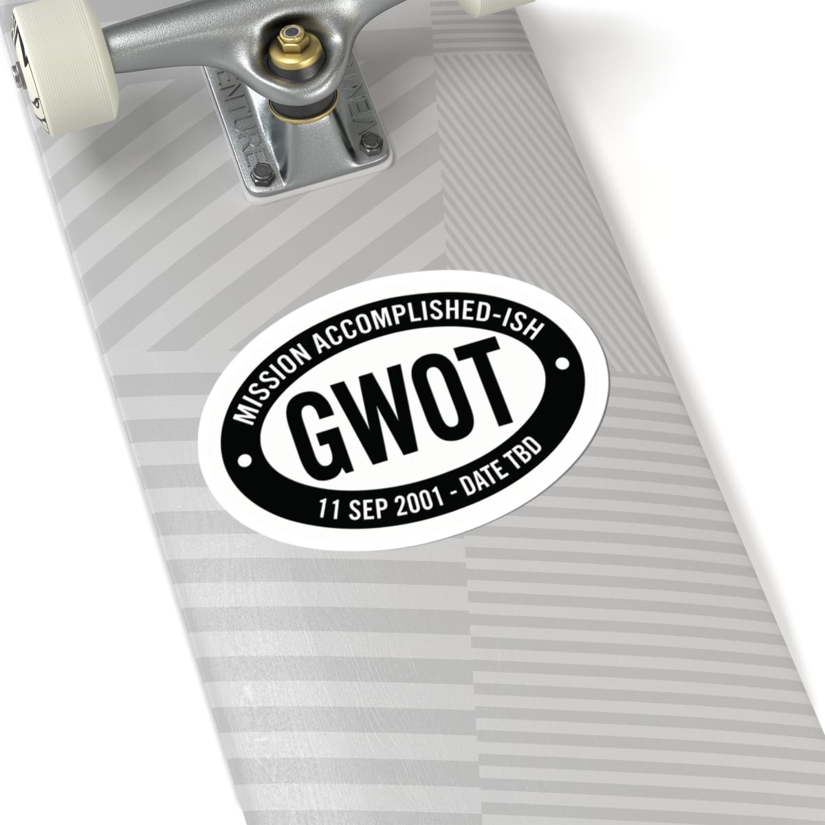 K-Factor Supply Co GWOT Mission Accomplished-ish Sticker