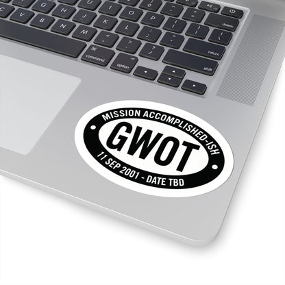 K-Factor Supply Co GWOT Mission Accomplished-ish Sticker