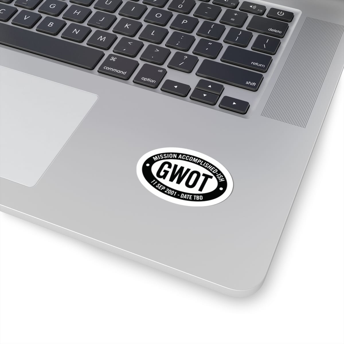 K-Factor Supply Co GWOT Mission Accomplished-ish Sticker