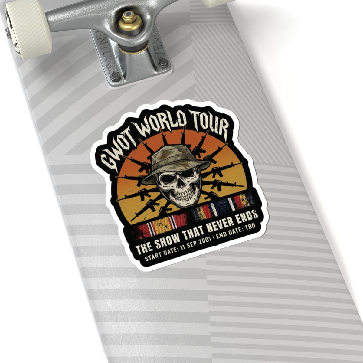 K-Factor Supply Co GWOT World Tour Mk 2 Sticker
